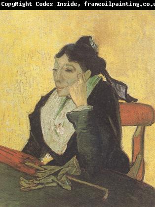 Vincent Van Gogh L'Arlesienne:Madame Ginoux wtih Books (nn04)